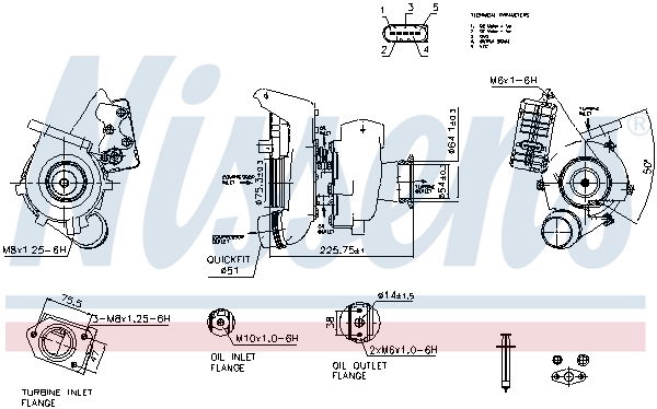 Lader, Aufladung Nissens 93328 von Nissens