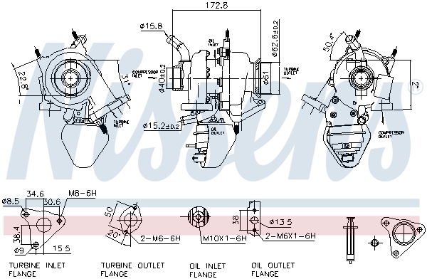 Lader, Aufladung Nissens 93342 von Nissens