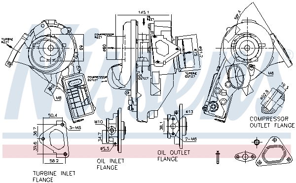 Lader, Aufladung Nissens 93343 von Nissens