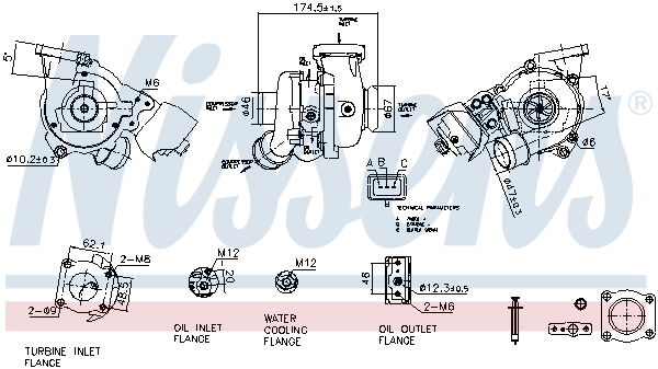 Lader, Aufladung Nissens 93428 von Nissens