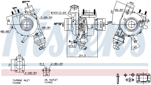 Lader, Aufladung Nissens 93476 von Nissens