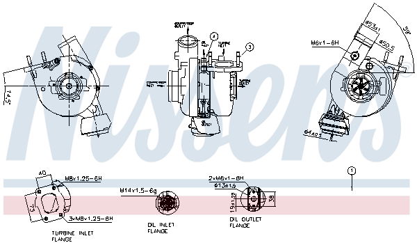 Lader, Aufladung Nissens 93483 von Nissens