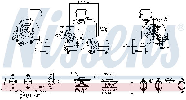 Lader, Aufladung Nissens 93495 von Nissens