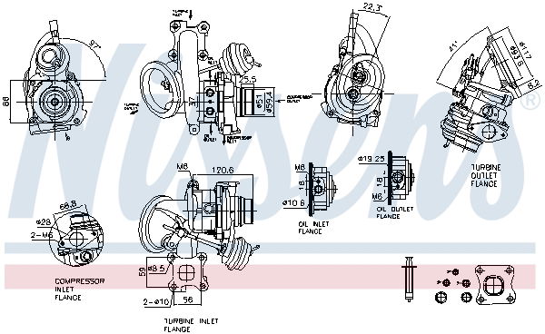 Lader, Aufladung Nissens 93524 von Nissens