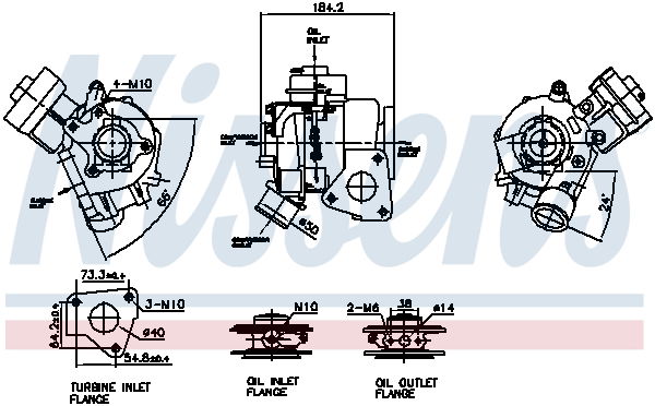 Lader, Aufladung Nissens 93536 von Nissens