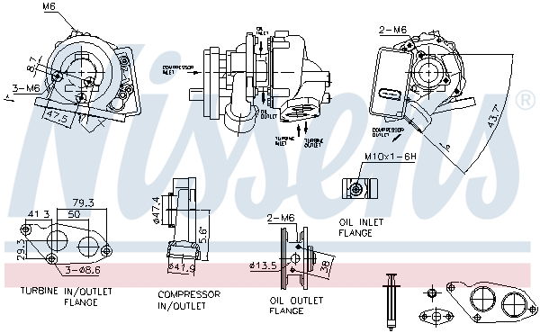 Lader, Aufladung oben Nissens 93347 von Nissens