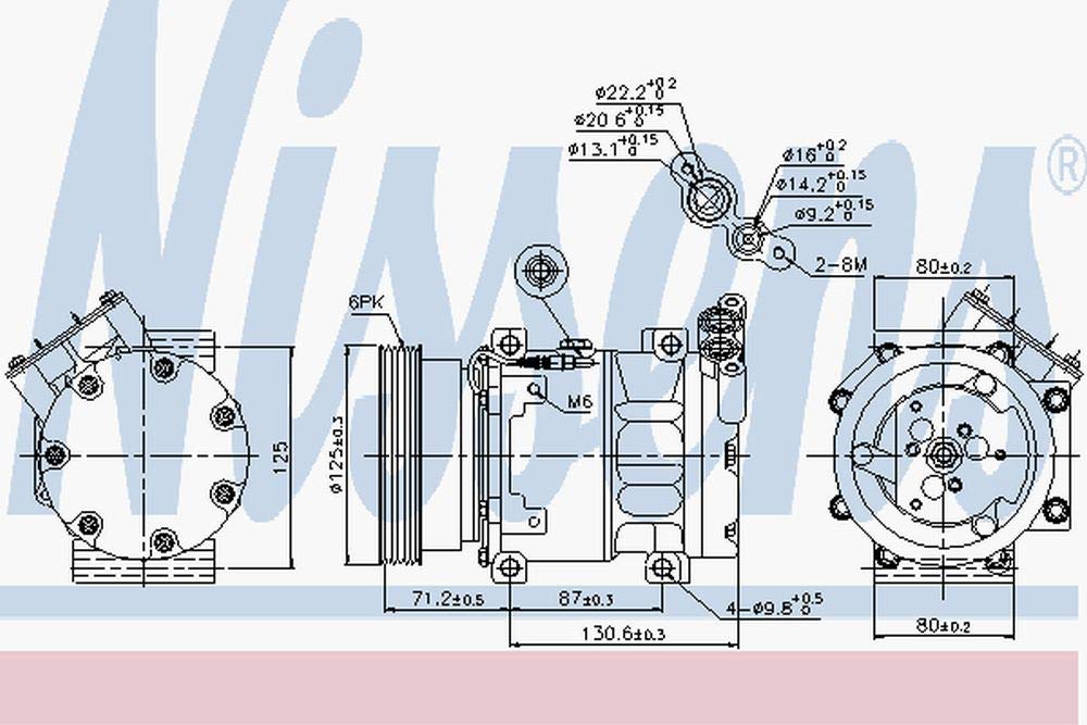 NISSENS 89148 Kompressor, Klimaanlage von Nissens