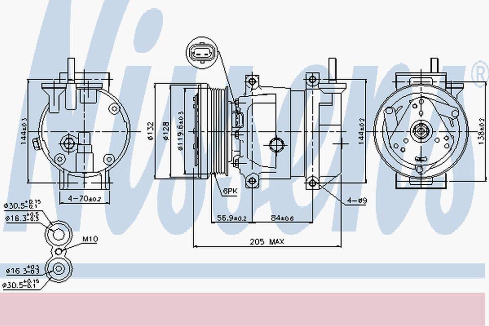 NISSENS 89221 Kompressor, Klimaanlage von Nissens