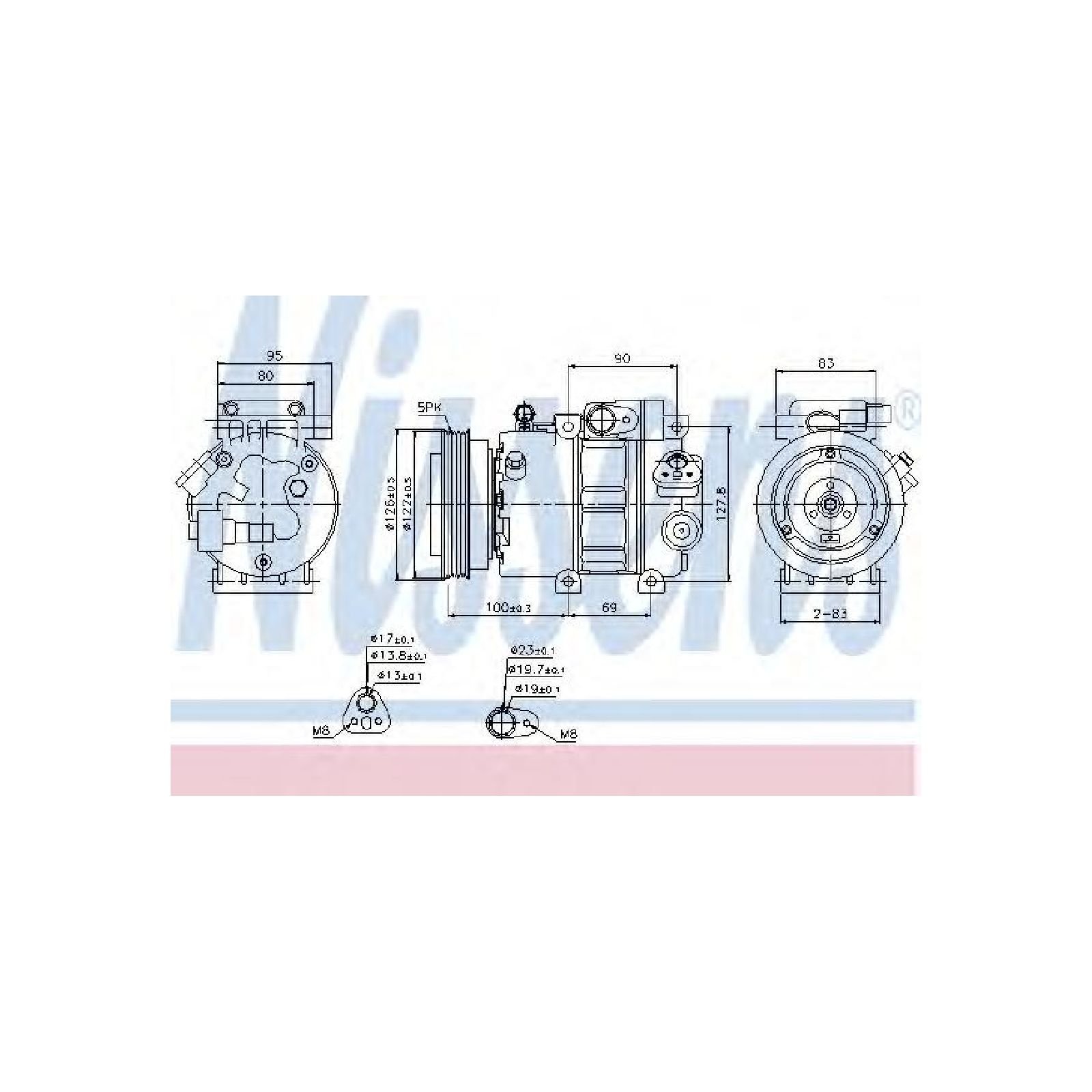 NISSENS 89292 Kompressor, Klimaanlage von Nissens