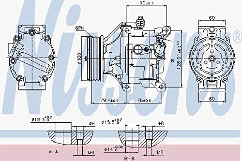 NISSENS 89530 Kompressor, Klimaanlage von Nissens