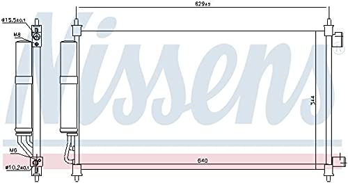 NISSENS 940382 Kondensator, Klimaanlage von Nissens