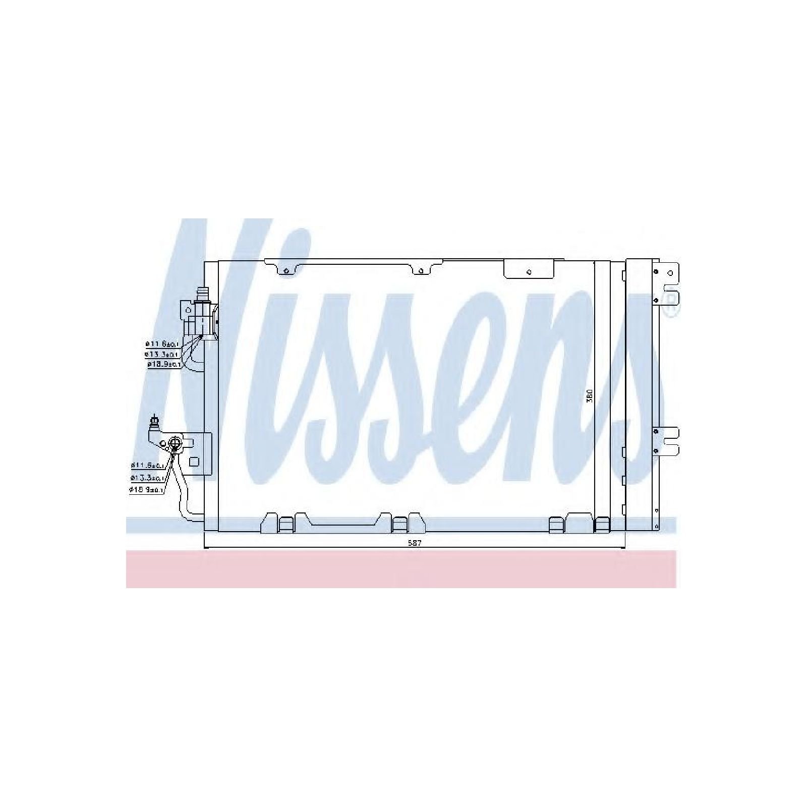 NISSENS 94809 Kondensator, Klimaanlage von Nissens