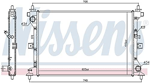 Nissens 606148 Kühlmittel des Motor von Nissens