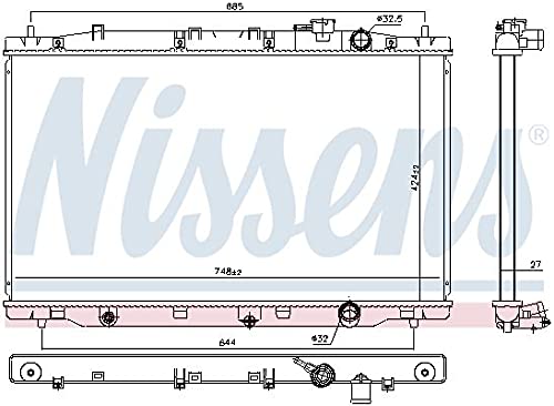 Nissens 606443 Kühlmittel des Motor von Nissens