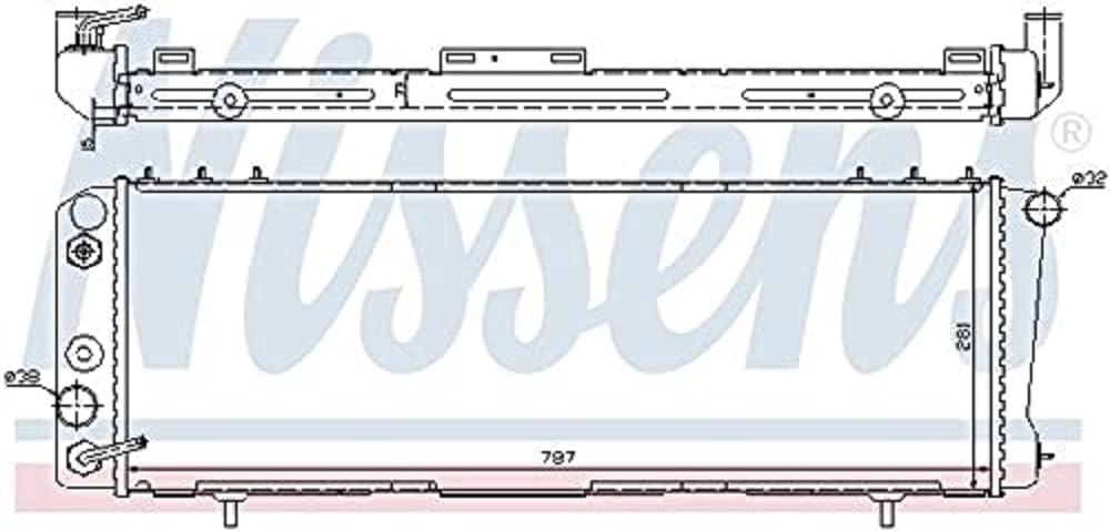 Nissens 60986 Kühler, Motorkühlung von Nissens