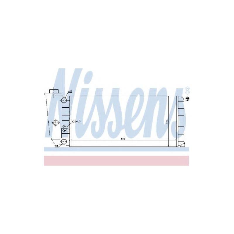 Nissens 61837 Kühler, Motorkühlung von Nissens