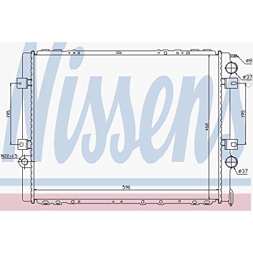 Nissens 63859 Kühler, Motorkühlung von Nissens