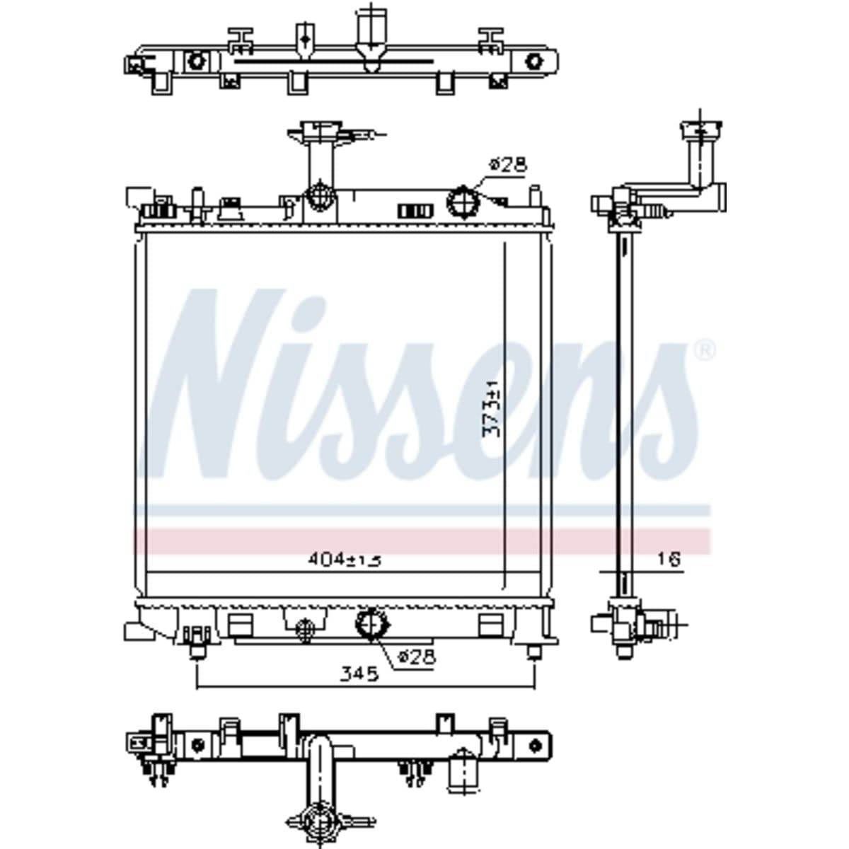 Nissens 641777 Kühlmittel des Motor von Nissens