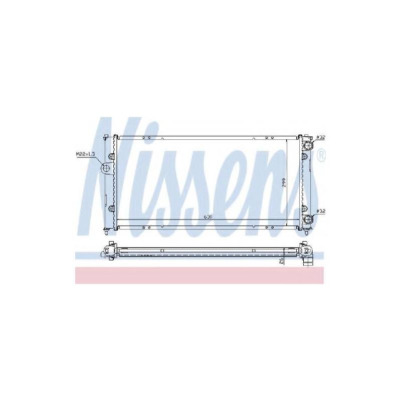Nissens 652681 Kühler, Motorkühlung von Nissens