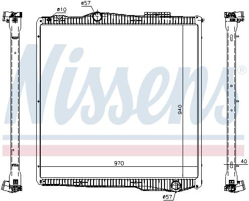 Nissens 67291 Kühler, Motorkühlung von Nissens