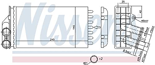 Nissens 71157 Heizungskühler von Nissens