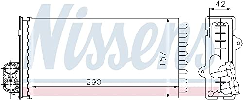 Nissens 73356 Wärmetauscher, Innenraumheizung von Nissens