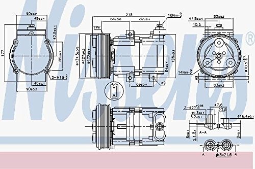 Nissens 890081 Kompressor für Klimaanlage von Nissens