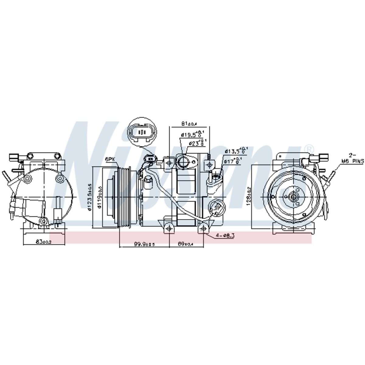 Nissens 890151 Klimakompressor von Nissens