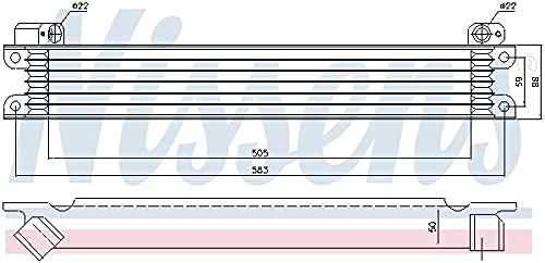 Nissens 90615 Ölkühler, Motoröl von Nissens