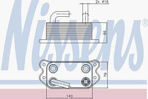 Nissens 90738 Heizkörper Öl-Motor von Nissens