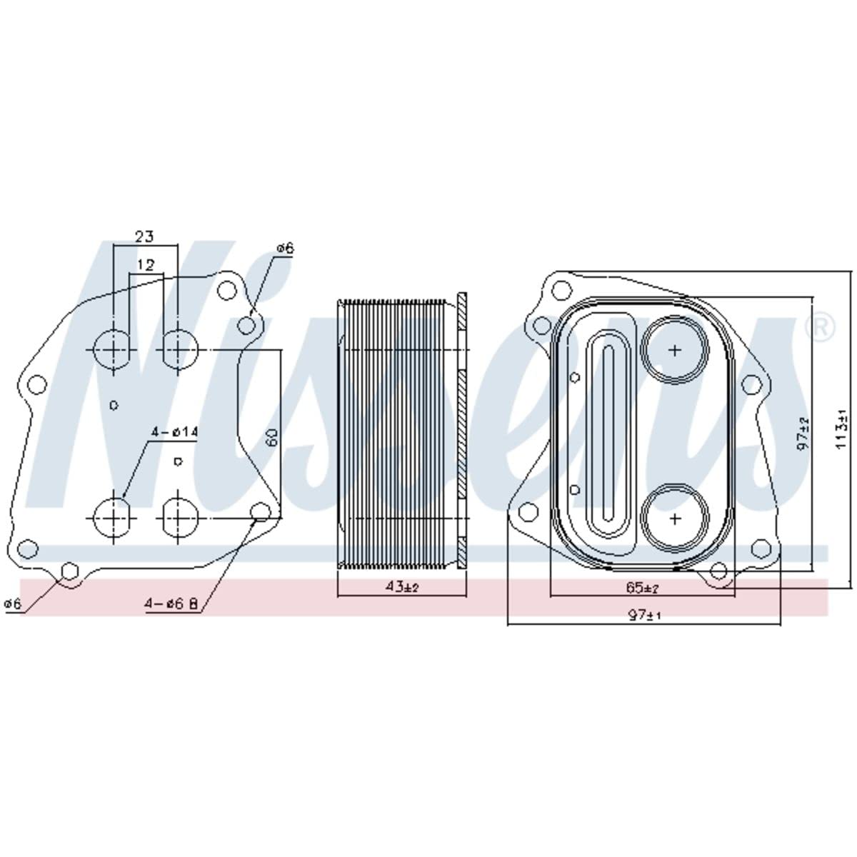 Nissens 90963 Motorblock von Nissens