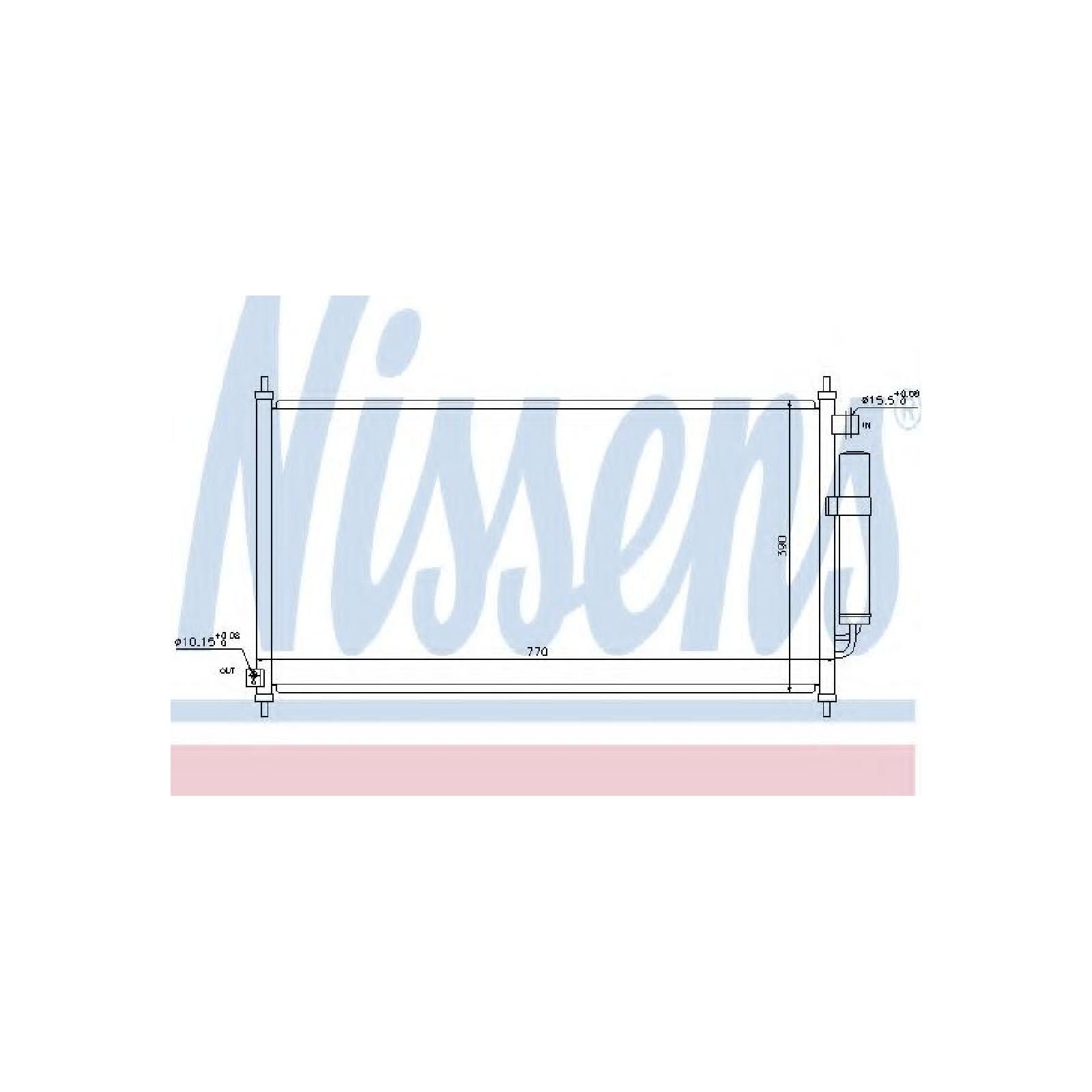 Nissens 940237 Kondensator, Klimaanlage von Nissens