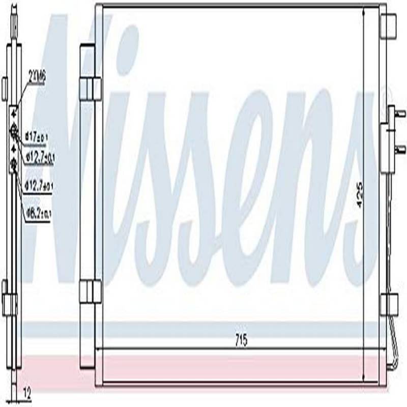 Nissens 940392 Kondensator für Klimaanlage von Nissens