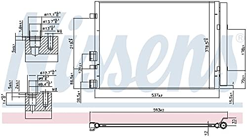 Nissens 940405 Kondensator für Klimaanlage von Nissens