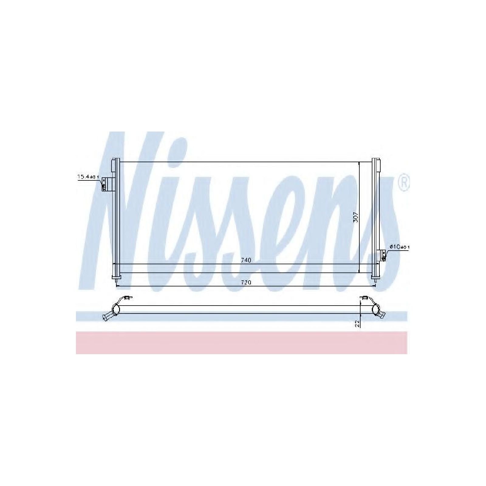 Nissens 94509 Kondensator, Klimaanlage von Nissens