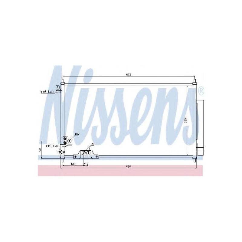 Nissens 94788 Kondensator, Klimaanlage von Nissens