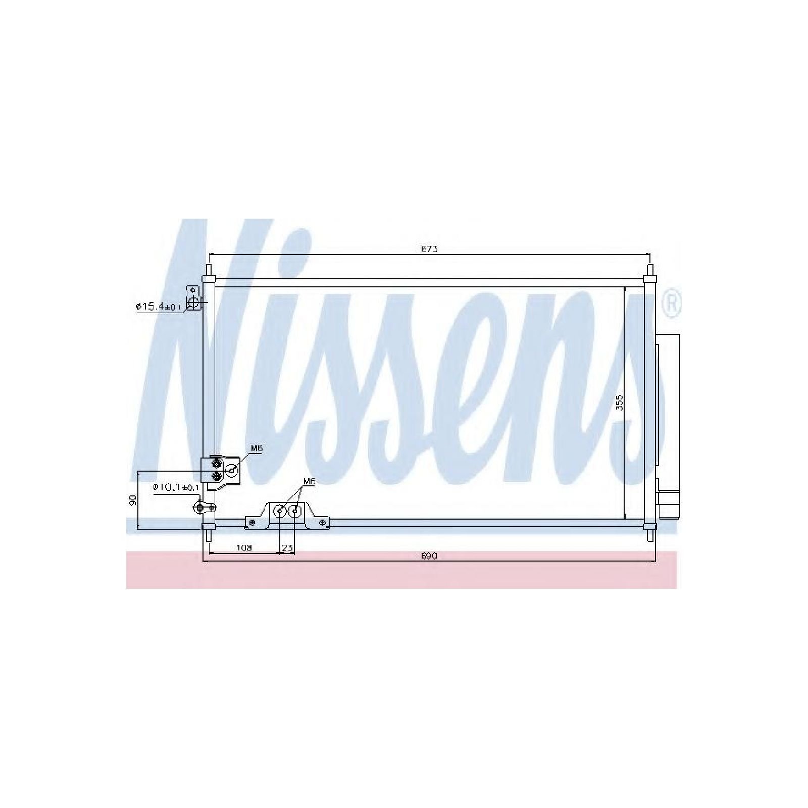 Nissens 94788 Kondensator, Klimaanlage von Nissens