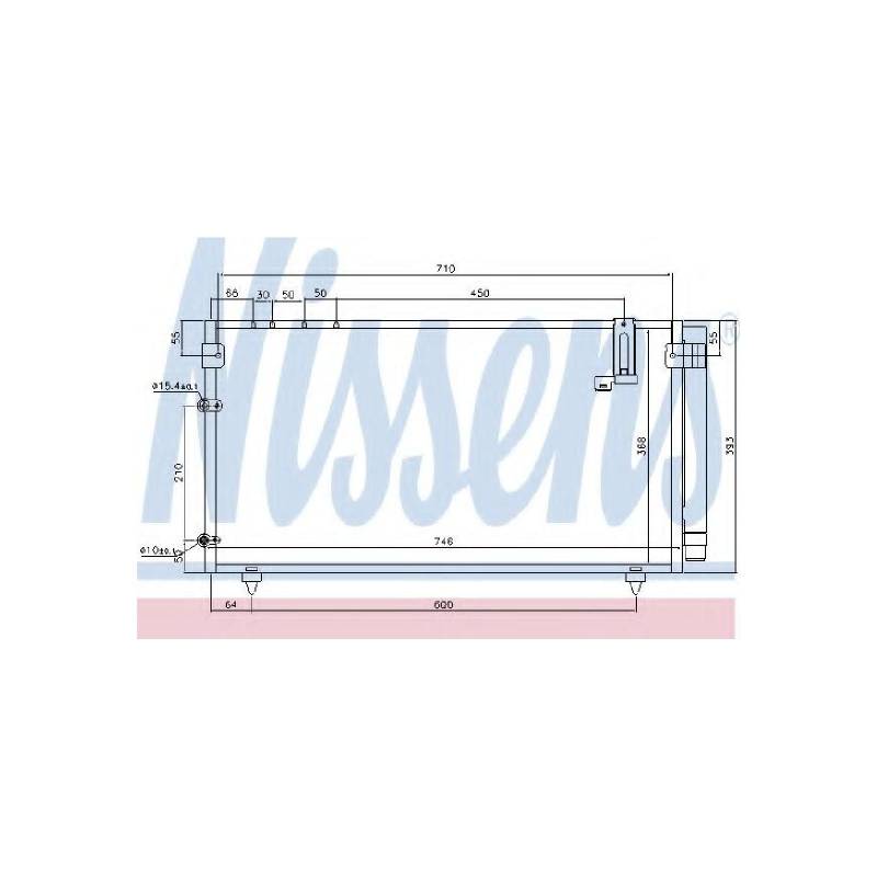 Nissens 94795 Kondensator, Klimaanlage von Nissens