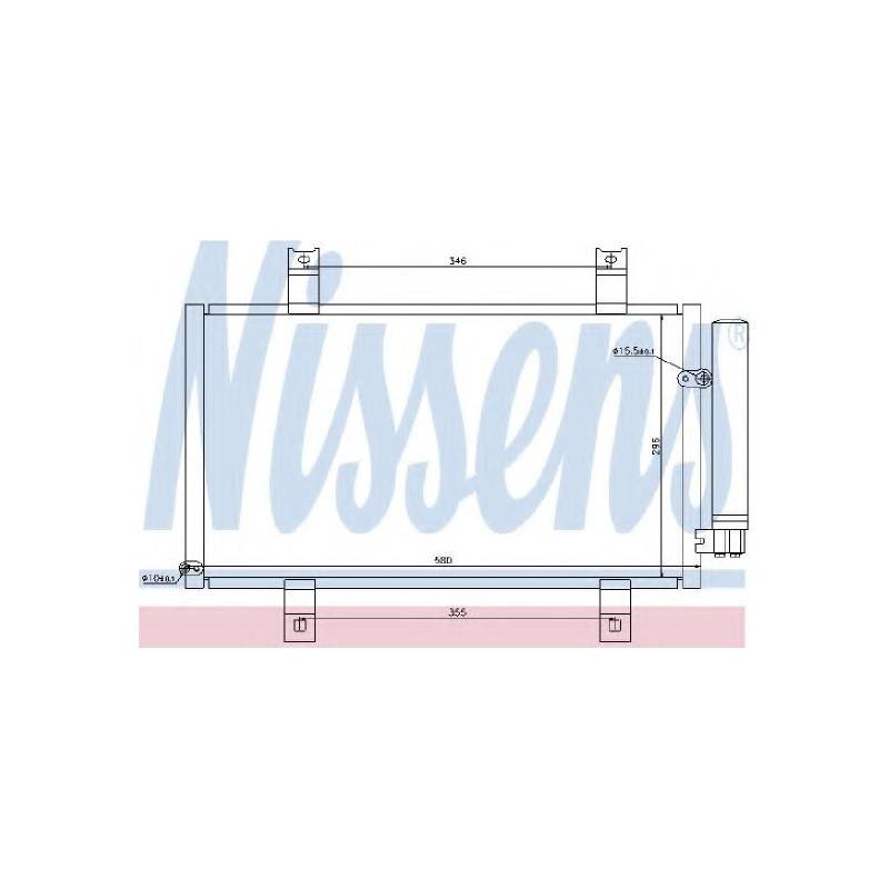 Nissens 94934 Kondensator, Klimaanlage von Nissens