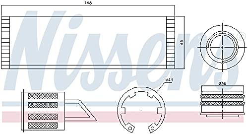 Nissens 95515 Filter deshidratante für Klimaanlage von Nissens