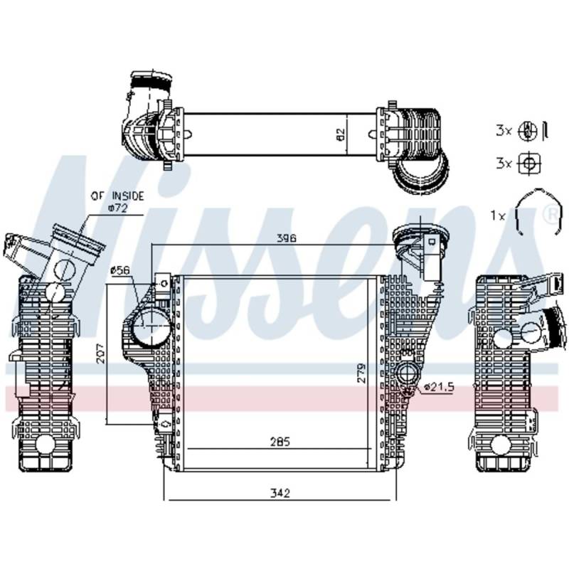 Nissens 961426 Fächer-Motor von Nissens