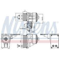 Ölkühler, Motoröl NISSENS 91328 von Nissens