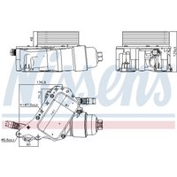 Ölkühler, Motoröl NISSENS 91339 von Nissens