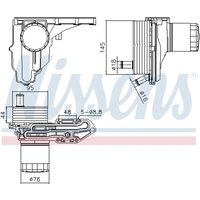 Ölkühler, Motoröl NISSENS 91329 von Nissens