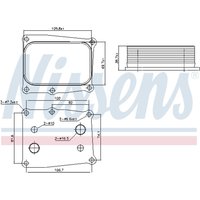 Ölkühler, Motoröl NISSENS 91377 von Nissens