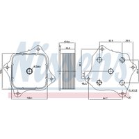 Ölkühler, Motoröl NISSENS 91421 von Nissens