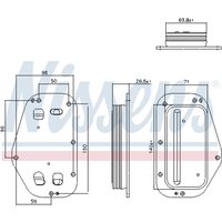 Ölkühler NISSENS NIS 91360 von Nissens