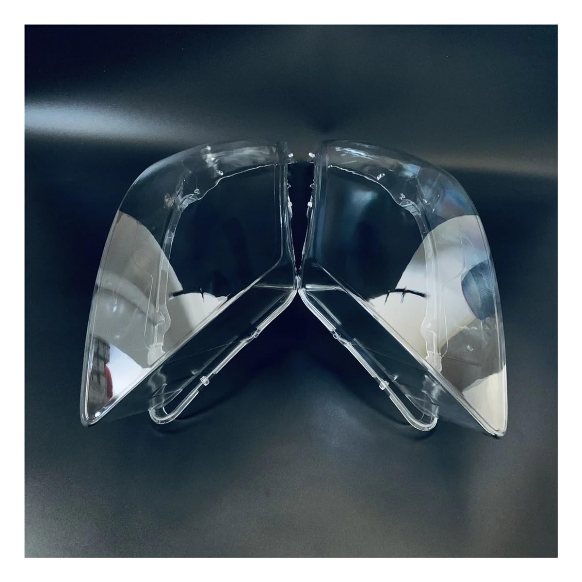 Auto Scheinwerfer Gehäuse Auto Scheinwerfer Objektiv Abdeckung Für Q7 2006-2015 Klar Scheinwerfer Abdeckung Transparent Lampenschirm Kopf Lampe Shell von Nisza