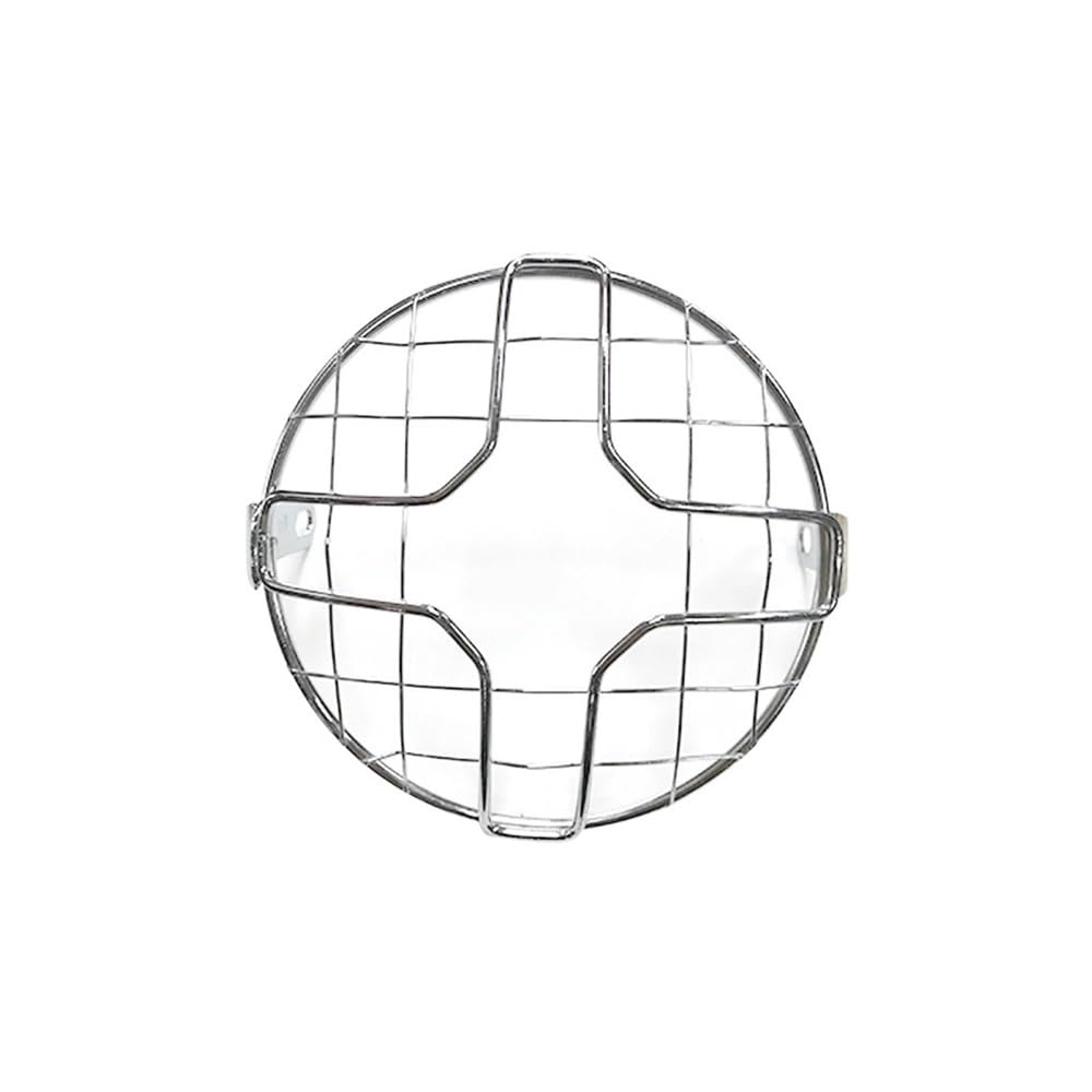 Kopf Licht Schutz Abdeckung Universal Motorrad Scheinwerfer Mesh Grill Schutz Lampe Grill Abdeckung Scheinwerfer Licht Abdeckung Für Cafe Für Chopper von Nisza