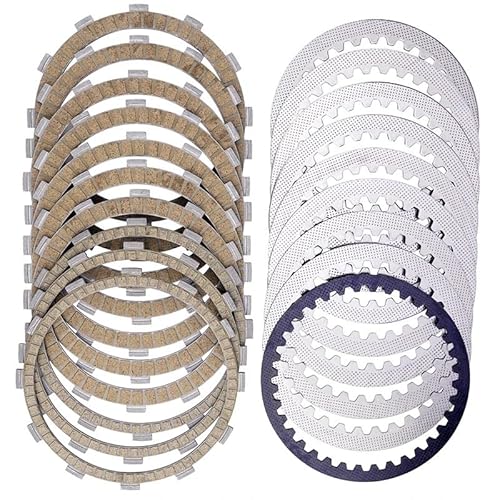 Kupplungsscheibe Motorrad Motorrad Kupplung Reibung Platten Kit Für H&Arley Ultra Street Glide FLHTK FLHX Für Road King FLHR FLHT 37000258 von Nisza